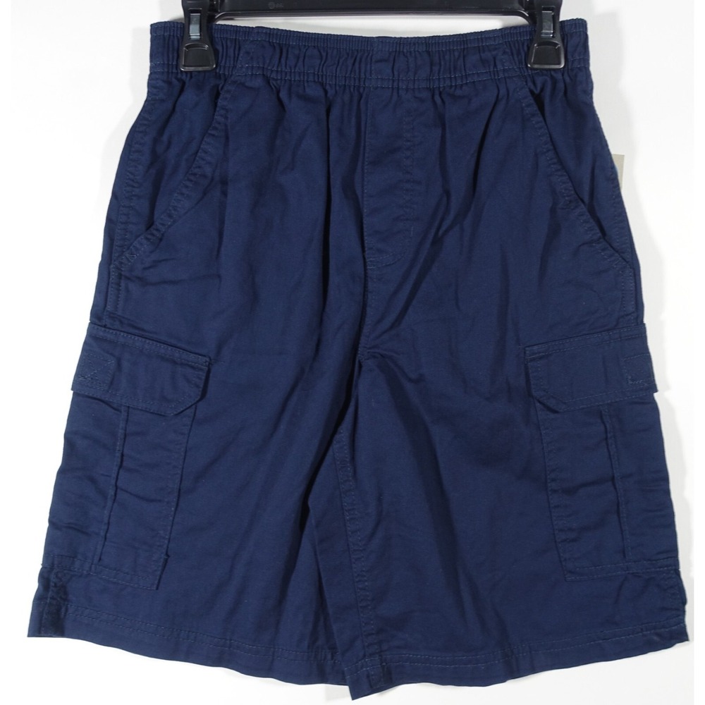 Canyon River Blues Cargo Shorts Boys Medium Husky Pull On  Elastic Waist Blue